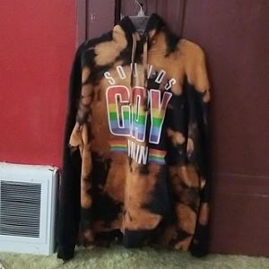 "Sounds Gay I'm In" Bleached Hoodie